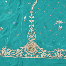 Load image into Gallery viewer, Sanskriti Vintage Long Skirt Pure Satin Silk Hand Beaded Unstitched Lehenga
