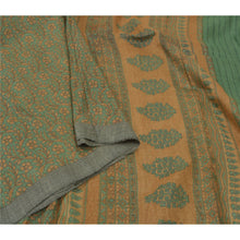 Load image into Gallery viewer, Sanskriti Vintage Green Heavy Sarees Pure Woolen Fabric Printed &amp; Woven Sari

