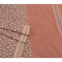 Load image into Gallery viewer, Sanskriti Vintage Heavy Cream Sari 100% Pure Woolen Soft Fabric Printed Sarees
