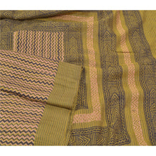 Load image into Gallery viewer, Sanskriti Vintage Heavy Indian Sari Pure Woolen Green Fabric Printed Sarees
