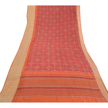 Load image into Gallery viewer, Sanskriti Vintage Heavy Red Sarees 100% Pure Woolen Fabric Printed 5 Yard Sari
