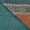 Sanskriti Vintage Heavy Green Sarees Pure Tussar Silk Printed Sari 5 Yard Sustainable Fabric