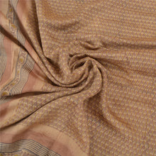 Load image into Gallery viewer, Sanskriti Vintage Heavy Cream Sarees Pure Tussar Silk Printed Sari 5 Yard Fabric
