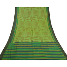 Load image into Gallery viewer, Sanskriti Vintage Green Heavy Indian Sari 100% Pure Woolen Fabric Printed Sarees
