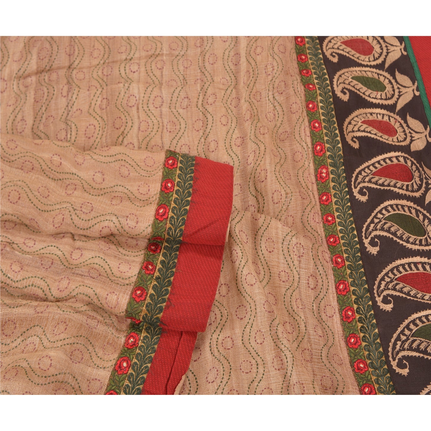 Sanskriti Vintage Heavy Sarees Pure Handloom Silk Sustainable Fabric Embroidered Woven Sari