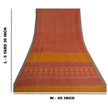 Load image into Gallery viewer, Sanskriti Vintage Red Heavy Indian Sarees 100% Pure Woolen Fabric Printed Sari
