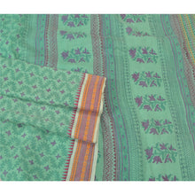 Load image into Gallery viewer, Sanskriti Vintage Light Sky Blue Heavy Sarees Pure Woolen Fabric Printed Sari
