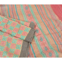 Load image into Gallery viewer, Sanskriti Vintage Heavy Indian Sarees 100% Pure Woolen Fabric Printed 5 Yd Sari
