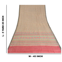 Load image into Gallery viewer, Sanskriti Vintage Heavy Indian Sarees 100% Pure Woolen Fabric Printed 5 Yd Sari
