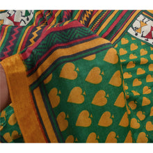 Load image into Gallery viewer, Sanskriti Vintage Heavy Sarees 100% Pure Woolen Fabric Green Warli Printed Sari
